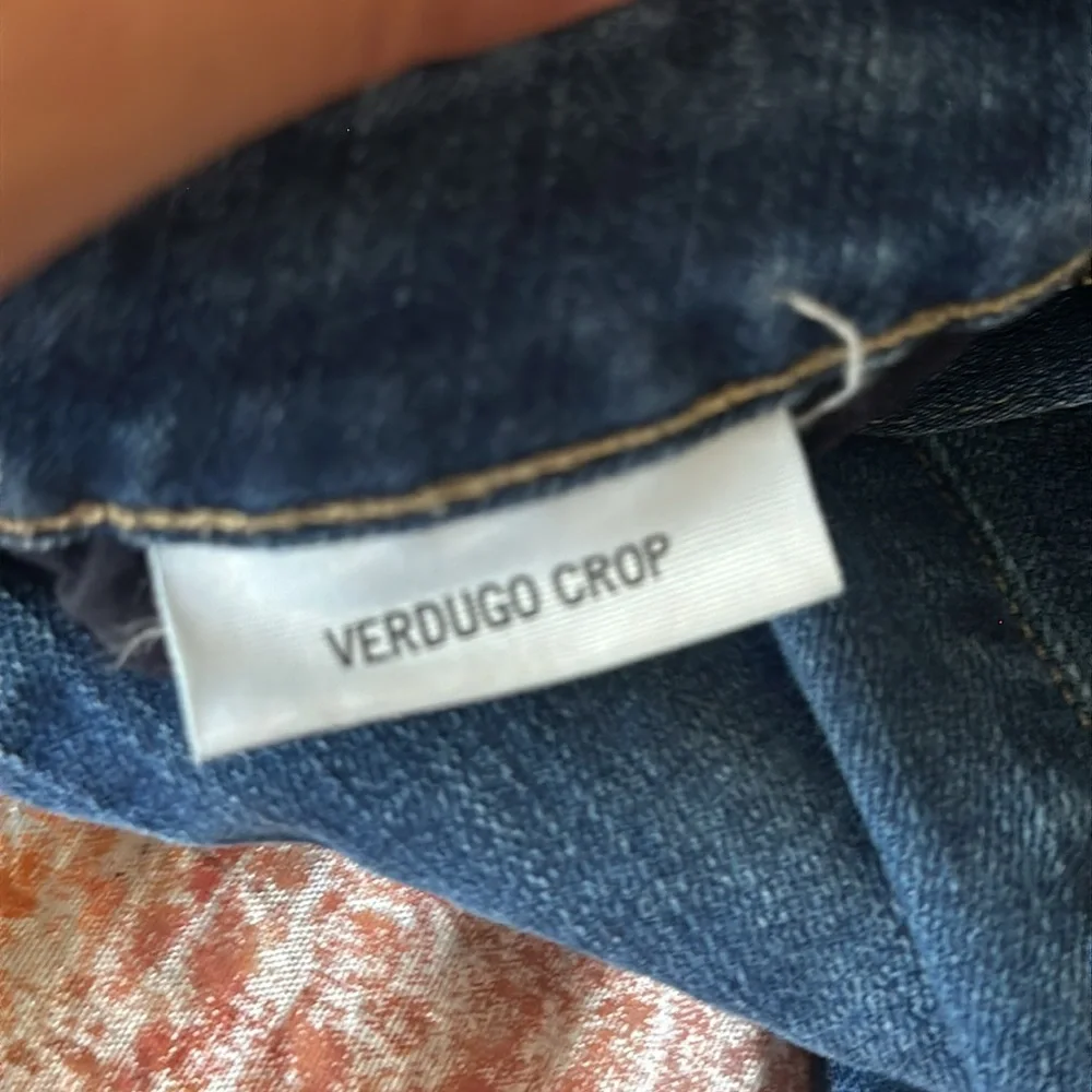 Paige Verdugo Crop Blue women’s Jeans size 25